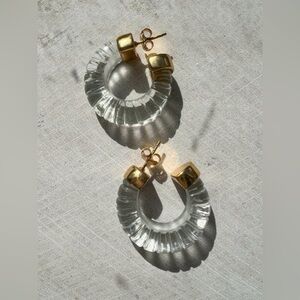 Shyla | Esme Gold Glass Earrings